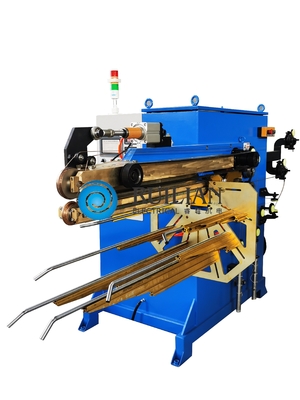 শীট মেটালের জন্য 80KVA এয়ার ডাক্ট স্ট্রেইট রেজিস্ট্যান্স সীম ওয়েল্ডিং মেশিন