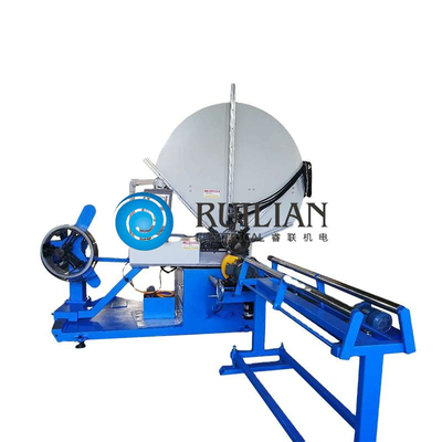 প্রসেসিং টি স্পাইরাল ডাক্ট মেশিনের নিচে চাপা 650 Rpm/মিনিট