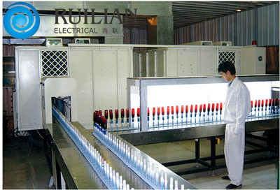 প্রসাধনী বোতল আবরণ স্প্রে উত্পাদন লাইন 8KW